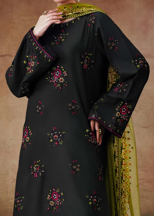 LAIRA-3PC Lawn Embroidered Shirt with Dupatta (Unstitched) - RN-2451