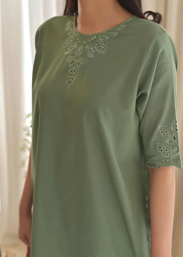 VIRRORA 3PC Lawn Embroidered Shirt with Dupatta (Unstitched) - RN-2450