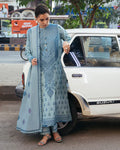 SAPPHIRE - 3PC Lawn Embroidered Shirt with Printed Chiffon Dupatta (Unstitched) - RN-2441