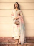 RAINBOW- Unstitched Banadora Shirt with Dupatta and Trouser -DN1850