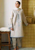 ZARA SHAHJAHAN COCO - 3PC Lawn Embroidered Shirt with Printed Chiffon Dupatta (Unstitched) - RN-2427