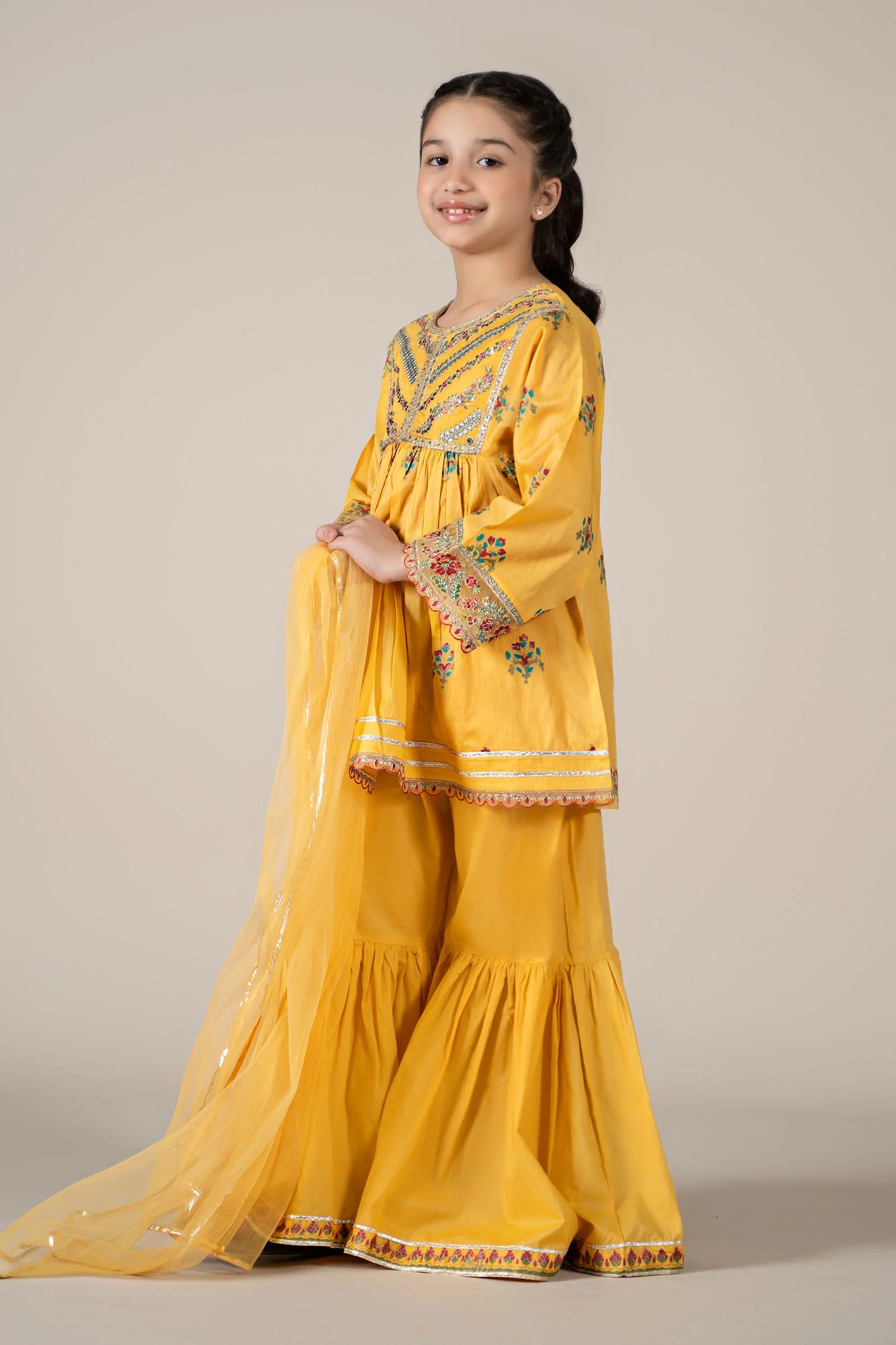 REENA-LAWN 3PC KIDS EMBROIDERY WEAR- RK 3106