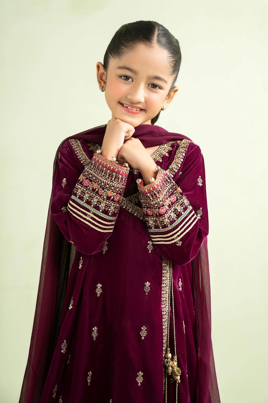 REENA-LAWN 3PC KIDS EMBROIDERY WEAR- RK 3102