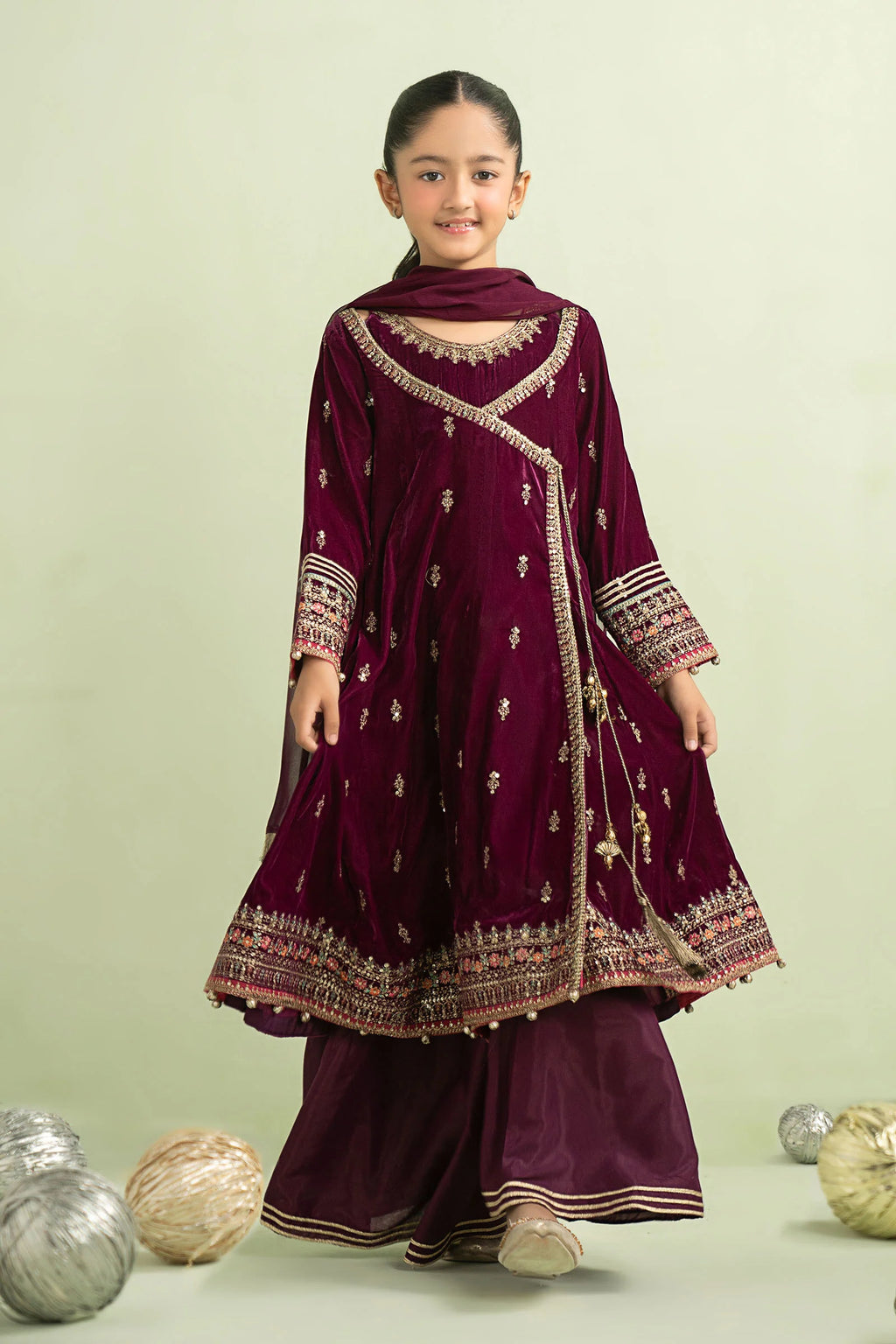 REENA-LAWN 3PC KIDS EMBROIDERY WEAR- RK 3102