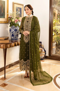 REENA - PARTY WEAR 3PC FULLY EMBROIDERED DRESS - RW3003