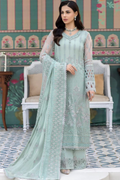 REENA- PARTY WEAR 3PC FULLY EMBROIDERED DRESS - RW3001