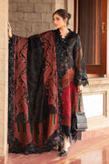 MARIA B -3PC Lawn Embroidered Shirt with Dupatta (Unstitched) - RN-2458
