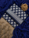 PREMIUM 3PC LAWN WITH DOBBY DUPATTA ALLOVER -9809