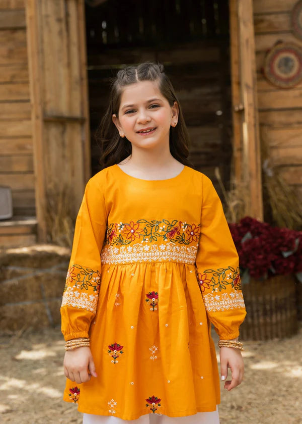 REENA-LAWN 3PC KIDS EMBROIDERY WEAR- RK 3103