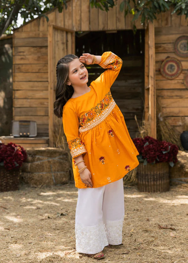 REENA-LAWN 3PC KIDS EMBROIDERY WEAR- RK 3103